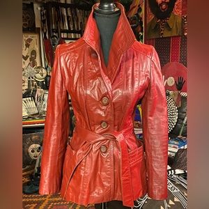 VTG Argentinian Leather Jacket, 7/8